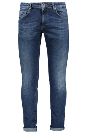 Cars blauwe heren jeans   Used washed wassing   Slim Fit   5-Pocket zakken   Knoop- en ritssluiting   Regular waist Blauw 30/34