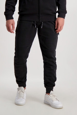 Cars zwarte heren broek   Relaxed Fit   Ritszakken   Elastische boord   Regular waist Zwart L