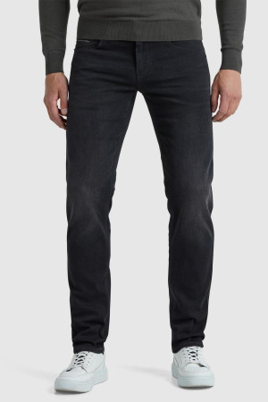 PME legend zwarte heren jeans   Nightflight   Rinsewash wassing   Regular fit   5-Pocket zakken   Knoop- en ritssluiting   Duurzaam   Regular waist