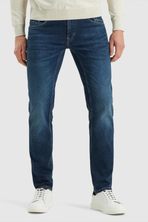 PME legend blauwe heren jeans   Commander 3.0   Stonewash wassing   Relaxed Fit   5-Pocket zakken   Knoop- en ritssluiting   Duurzaam   Regular waist
