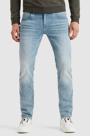 PME legend blauwe heren jeans   Nightflight   Regular fit   5-Pocket zakken   Knoop- en ritssluiting   Duurzaam   Regular waist Blauw 46/34