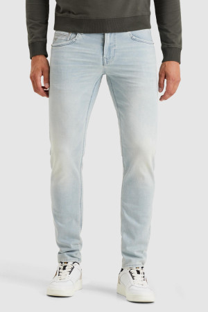 PME legend blauwe heren jeans   Tailwheel   Bleached wash wassing   Slim Fit   5-Pocket zakken   Knoop- en ritssluiting   Duurzaam   Regular waist