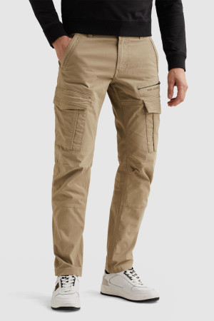 PME legend beige heren broek   Tapered fit   Steek- en zijzakken   Knoop- en ritssluiting   Duurzaam   Regular waist Beige 36/36