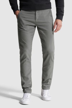Cast Iron grijze heren broek   Slim Fit   Steekzakken   Knoop- en ritssluiting   Duurzaam   Regular waist Grijs 31/36