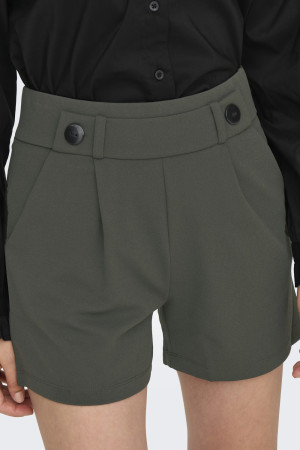 Jacqueline de Yong groene dames broek   Regular fit   Steekzakken   Elastische boord   Duurzaam   Regular waist Groen L