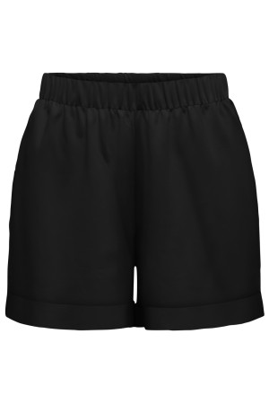Only zwarte dames broek   Regular fit   Steekzakken   Elastische boord   Regular waist Zwart XL