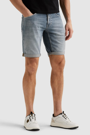 PME legend blauwe heren broek   Nightflight   Stonewash wassing   Regular fit   5-Pocket zakken   Knoop- en ritssluiting   Duurzaam   Regular waist
