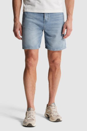 Cast Iron blauwe heren broek   Bleached wash wassing   Relaxed Fit   5-Pocket zakken   Knoopsluiting   Duurzaam   Regular waist Blauw 36