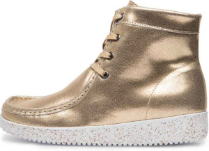 Nature Footwear Damen Stiefel niedrig mit Futter Asta gold 37