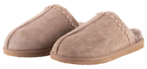 Shepherd of Sweden Damen Pantoffel Leder / Fell mit Gummisohle Celine st...