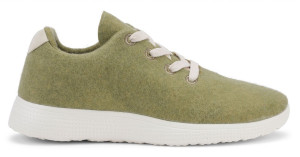 Egos Copenhagen Unisex Sneaker Merinowolle olivgrün 36