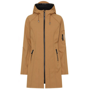 Ilse Jacobsen Damen Regenmantel kurz Soft Shell RAIN37 cashew 40