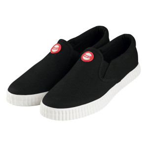 Nokian Footwear Unisex Canvas Slip on Sneaker Hai schwarz 39
