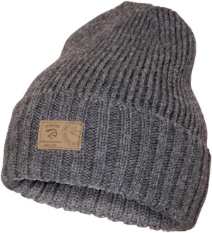 Ivanhoe of Sweden Unisex Wollmütze Rippmuster Ipsum grau