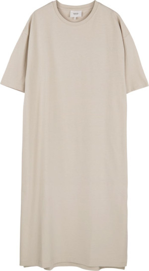 Makia Clothing Damen T-Shirt-Kleid Adi off-white S