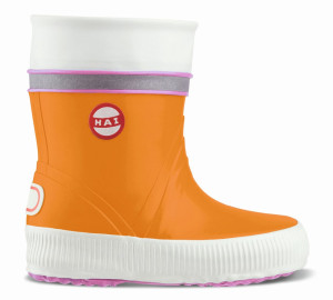 Nokian Footwear Mädchen Kinder Gummistiefel Hai orange 21