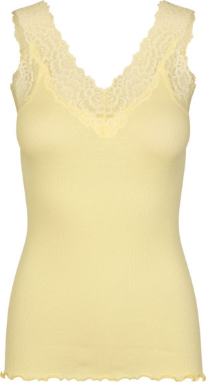 Rosemunde Copenhagen Damen Top (Öko-Tex) V-Ausschnitt Bernadine lemon cr...