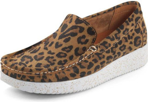 Nature Footwear Damen Sneaker Wildleder Elin Leopard print 42