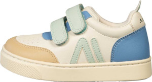 Aankl Footwear Unisex Kindersneaker / Barfußschuh CAS off white/blue/min...