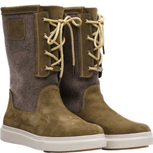 BoatBoot Unisex Stiefel Canvas Laceup green 44