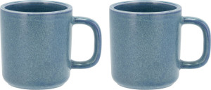 Villa Collection Porzellan Reflective Tasse / Becher 0,25 l 2 Stk. blau