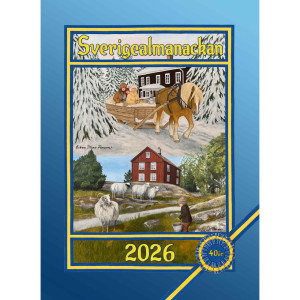 Sverigealmanackan Kalender 2026 DIN A3