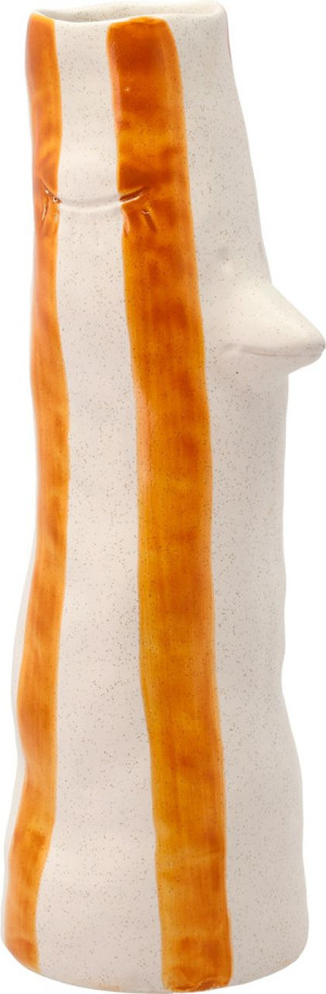 Villa Collection Styles Vase mit Schnabel und Wimpern Höhe 34 cm braun