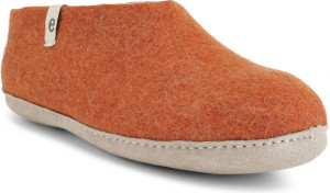 Egos Copenhagen Unisex Filzschuh Ledersohle clay 46