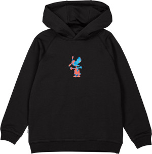 Makia Clothing x Mauri Kunnas Unisex Kinder Kapuzenpullover Kille schwar...