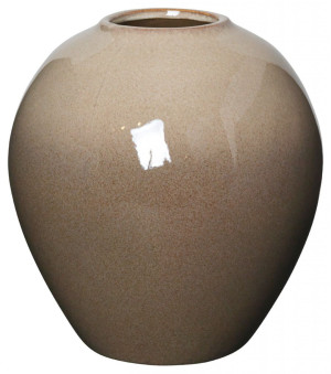 Broste Copenhagen Vase Höhe 25,5 cm Ingrid taupe