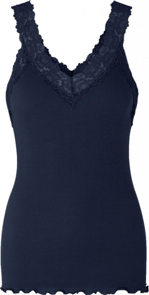 Rosemunde Copenhagen Damen Top (Öko-Tex) V-Ausschnitt Bernadine navy M