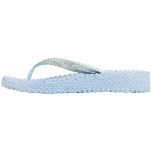 Ilse Jacobsen Damen Zehenlatschen mit Glitter / Plateau CHEERFUL13 blue ...