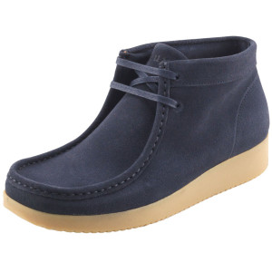 Nature Footwear Damen Schnürstiefel Wildleder Ellen navy 37
