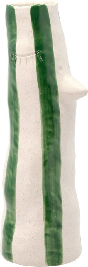 Villa Collection Styles Vase mit Schnabel und Wimpern Höhe 34 cm grün