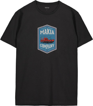 Makia Clothing Herren T-Shirt Pilot schwarz S