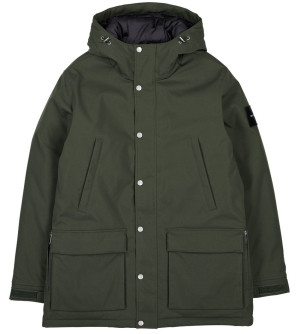 Makia Clothing Herren Winterjacke Grit dunkelgrün XXL