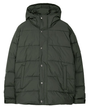 Makia Clothing Herren Steppjacke Outpost dunkelgrün S