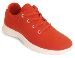 Egos Copenhagen Unisex Sneaker Merinowolle rostrot 37