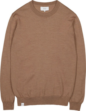 Makia Clothing Herren Pullover Rundhals Merino camel M