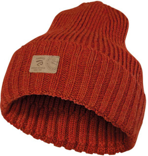 Ivanhoe of Sweden Unisex Wollmütze Rippmuster Ipsum red clay