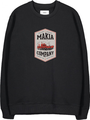 Makia Clothing Herren Sweatshirt Pilot schwarz S