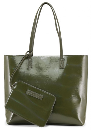 Ilse Jacobsen Tragetasche TOTEBAG01 armeegrün Lack