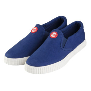 Nokian Footwear Unisex Canvas Slip on Sneaker Hai blau 38