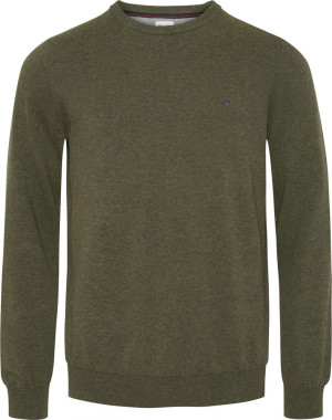 REDGREEN Herren Pullover Rundausschnitt Julian dark green melange XXL