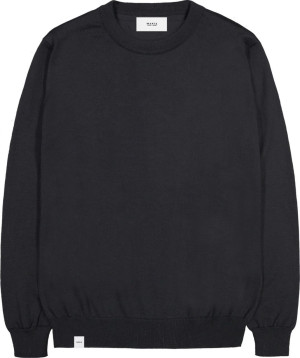 Makia Clothing Herren Pullover Rundhals Merino schwarz S