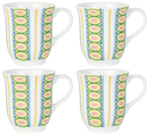Bjørn Wiinblad Eva Tasse / Becher 0,35 l 4 Stk. gelb