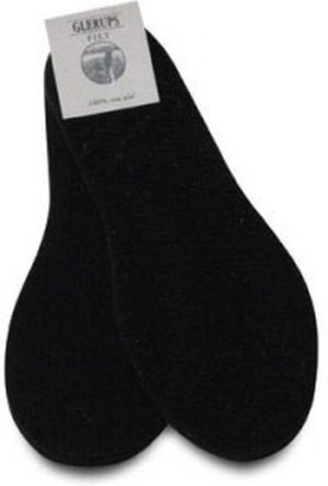 Glerups Unisex Filzeinlage für Kinder & Erwachsene 19-21 kohleschwarz, grau