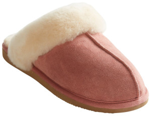 Shepherd of Sweden Damen Hausschuh Jessica mit Gummisohle marsala / kast...
