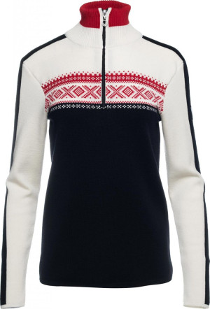 Dale of Norway Damen Merino Pullover mit Kragen Dystingen black S
