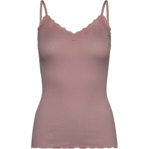Rosemunde Copenhagen Damen Top Moda V-Ausschnitt 00020 woodrose XL